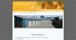 Desktop Screenshot of marinagreensministorage.com